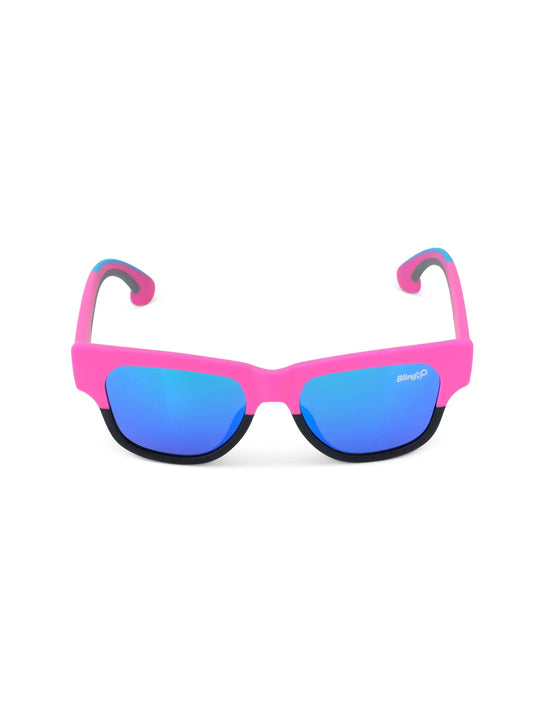 Fire Island Sky Blue Pink Kids Sunglasses