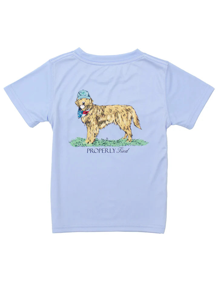 Properly Tied Performance Tee- American Pup
