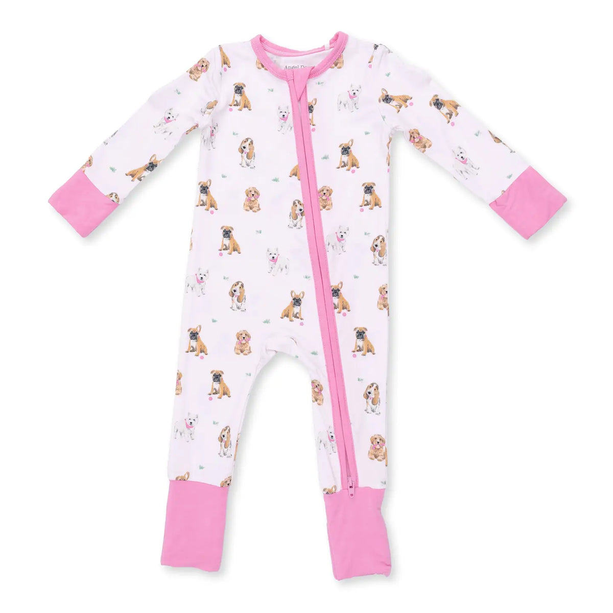 Angel Dear Convertible Romper Bestie Dogs-Pink