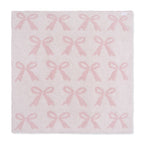 Angel Dear Chenille-Blush Bow Blanket