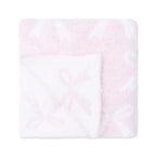 Angel Dear Chenille Baby Pink Bow Blanket