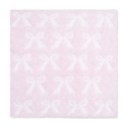 Angel Dear Chenille Baby Pink Bow Blanket