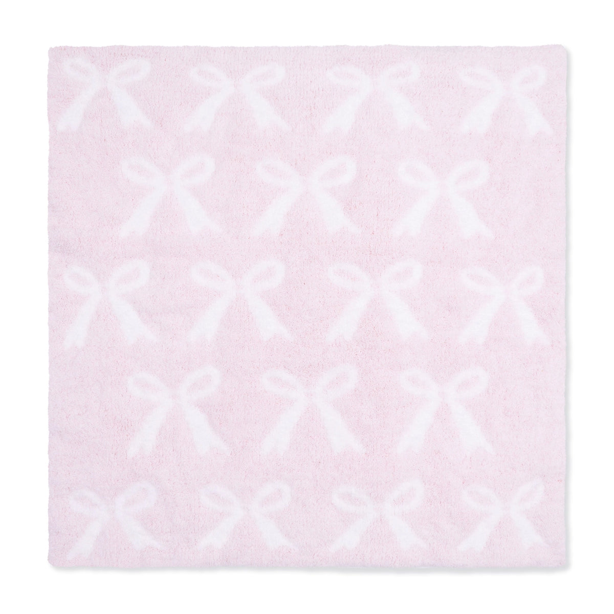 Angel Dear Chenille Baby Pink Bow Blanket