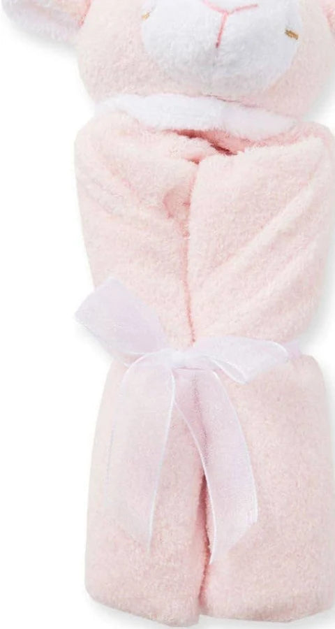 Angel Dear Pink Lamb Blankie 13" x 13"