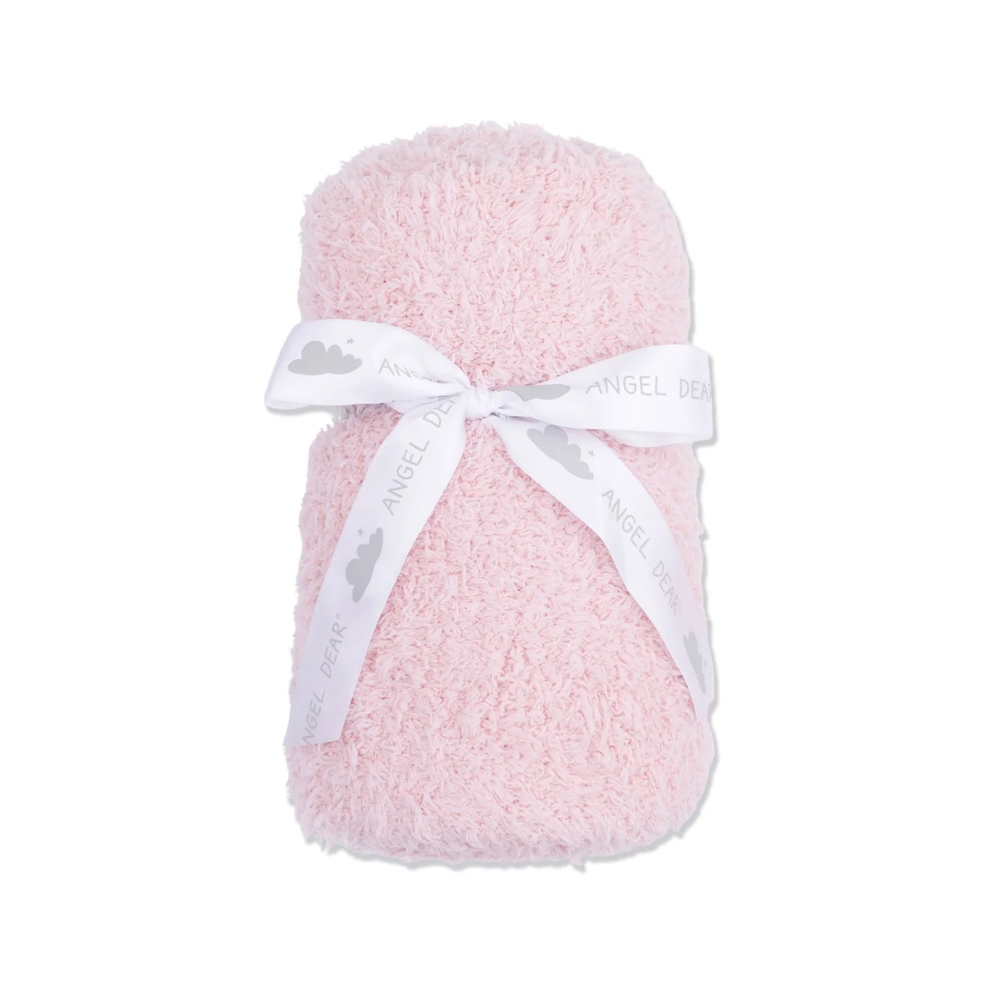 Angel Dear Chenille Stroller Blanket Blush
