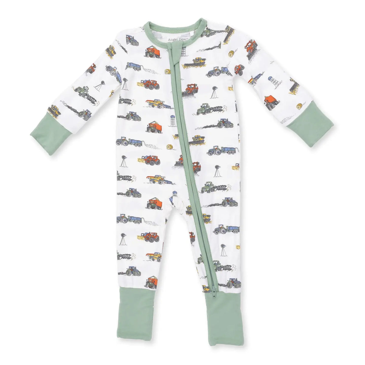 Angel Dear Convertible Romper Farm Machines