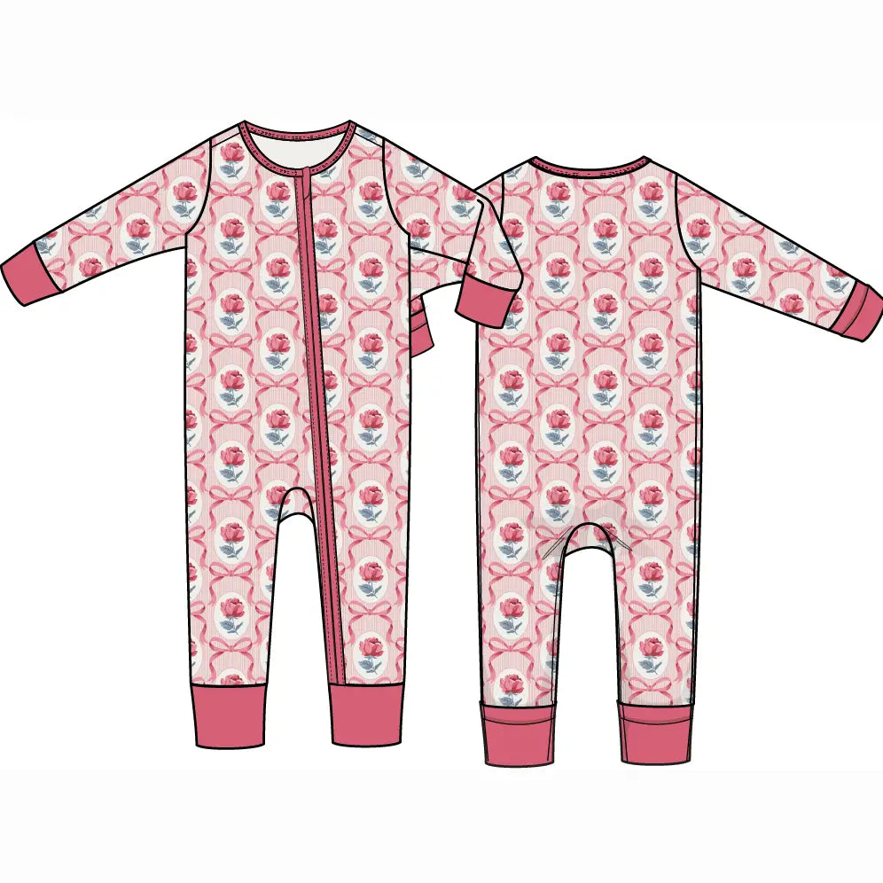 Angel Dear Convertible Romper Leslie Rose