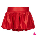 Azarhia Red Shimmer Bubble Skort