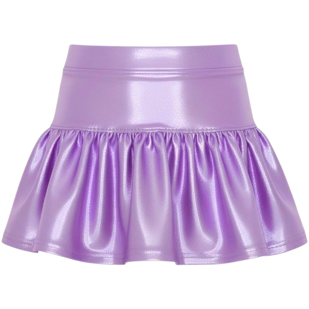 Azarhia Gathered Skort Lavender Shimmer