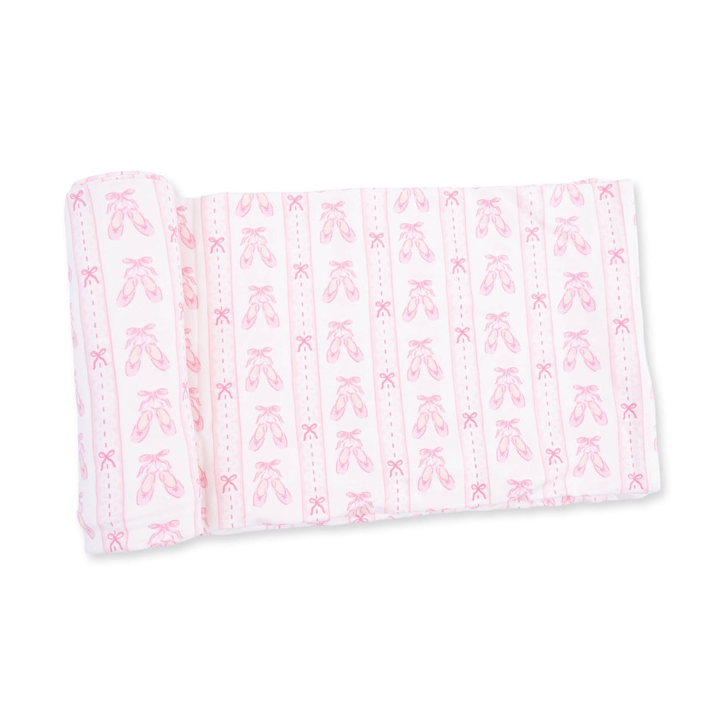 Angel Dear Swaddle Blanket Ballet Shoes/Stripe