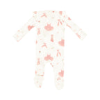 Angel Dear 2 Way Ruffle Sleeves Zipper Footie Ballet Things