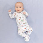 Angel Dear Home Run Baseball 2-Way Zipper Footie