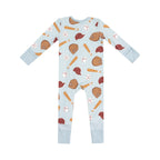 Angel Dear 2 Way Zipper Romper - Baseball