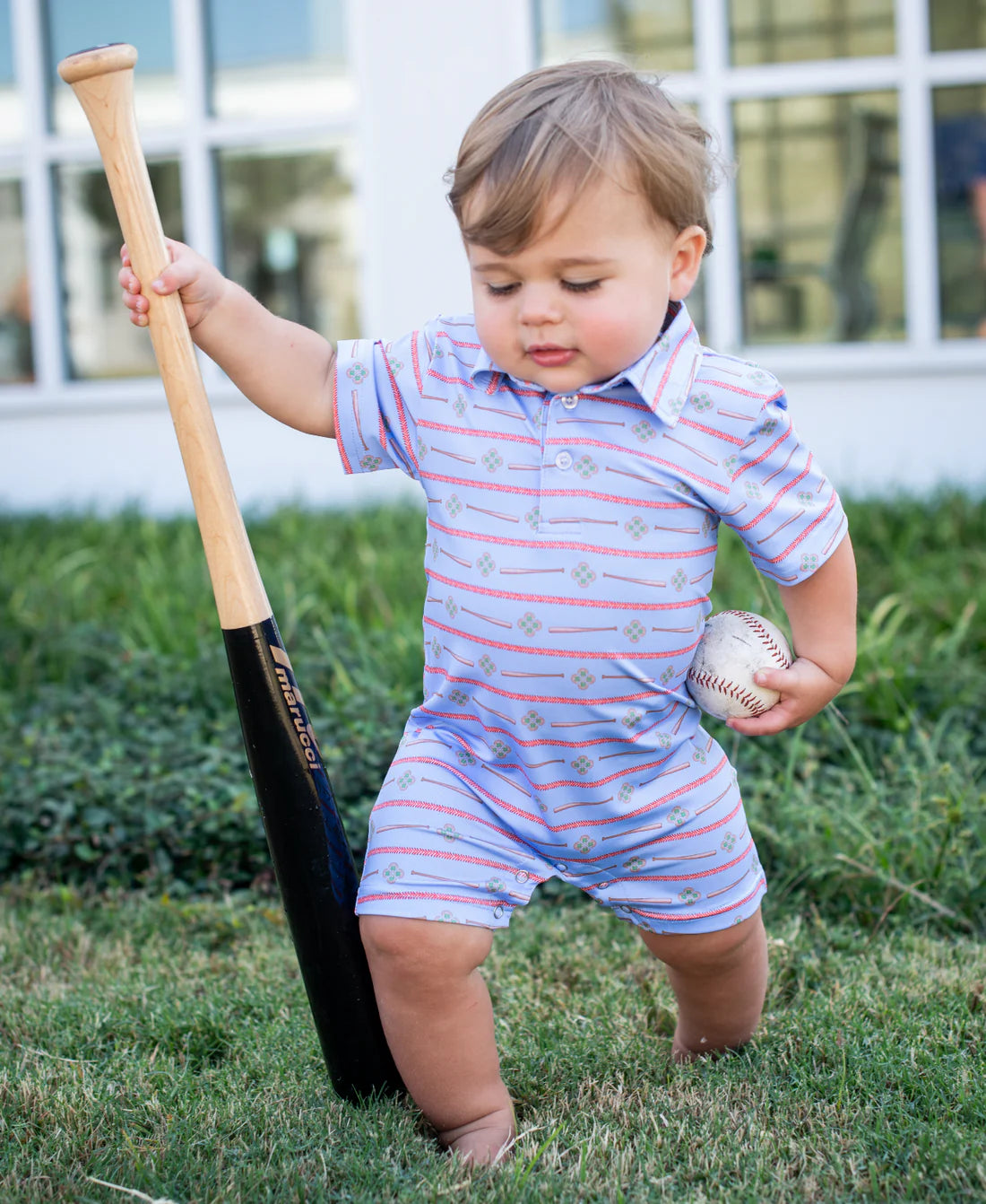 Blue Quail Extra Innings Romper