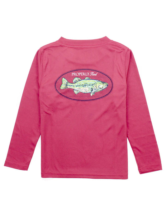 Properly Tied Performance Tee - Bass Cayene