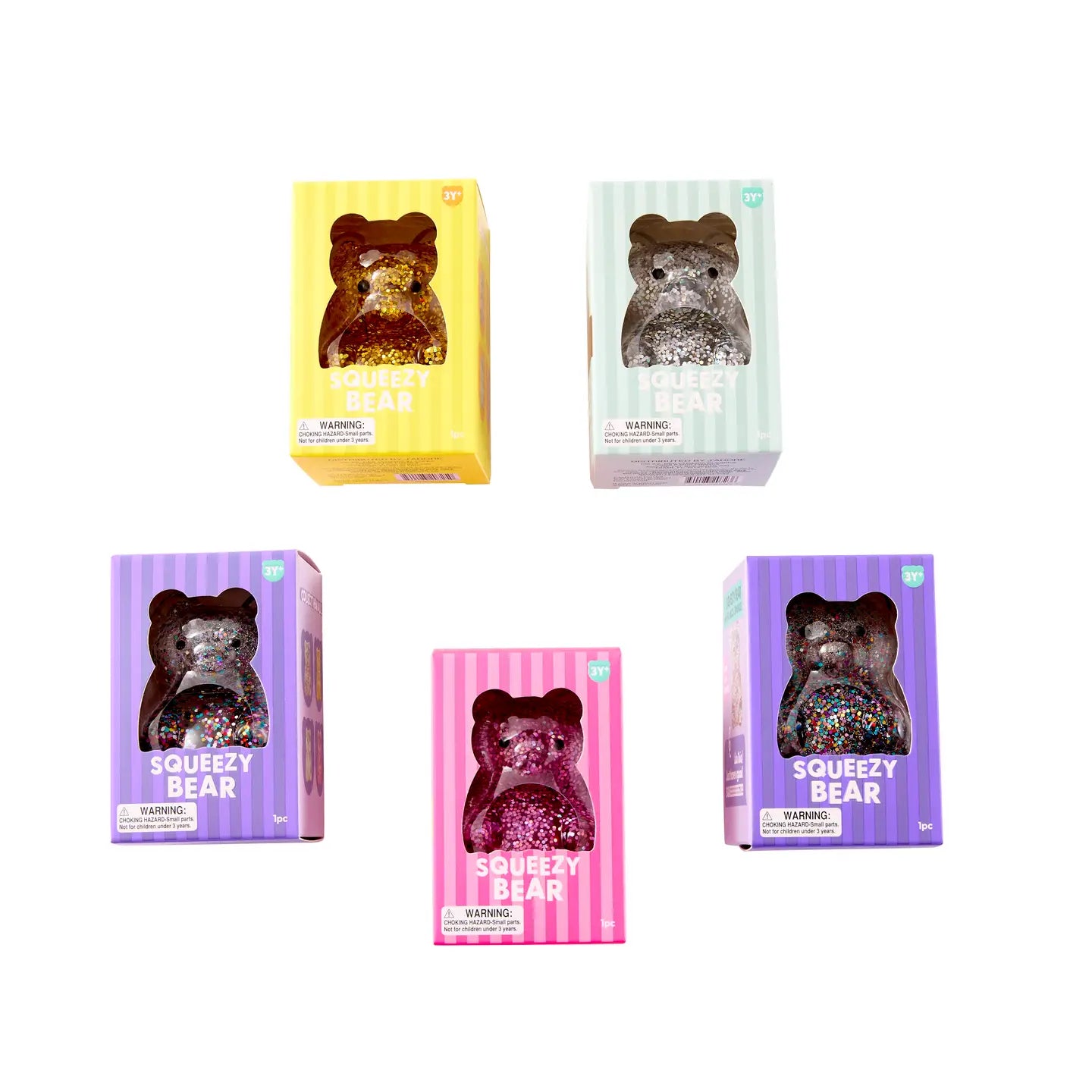J'adore Glitter Bear Squish