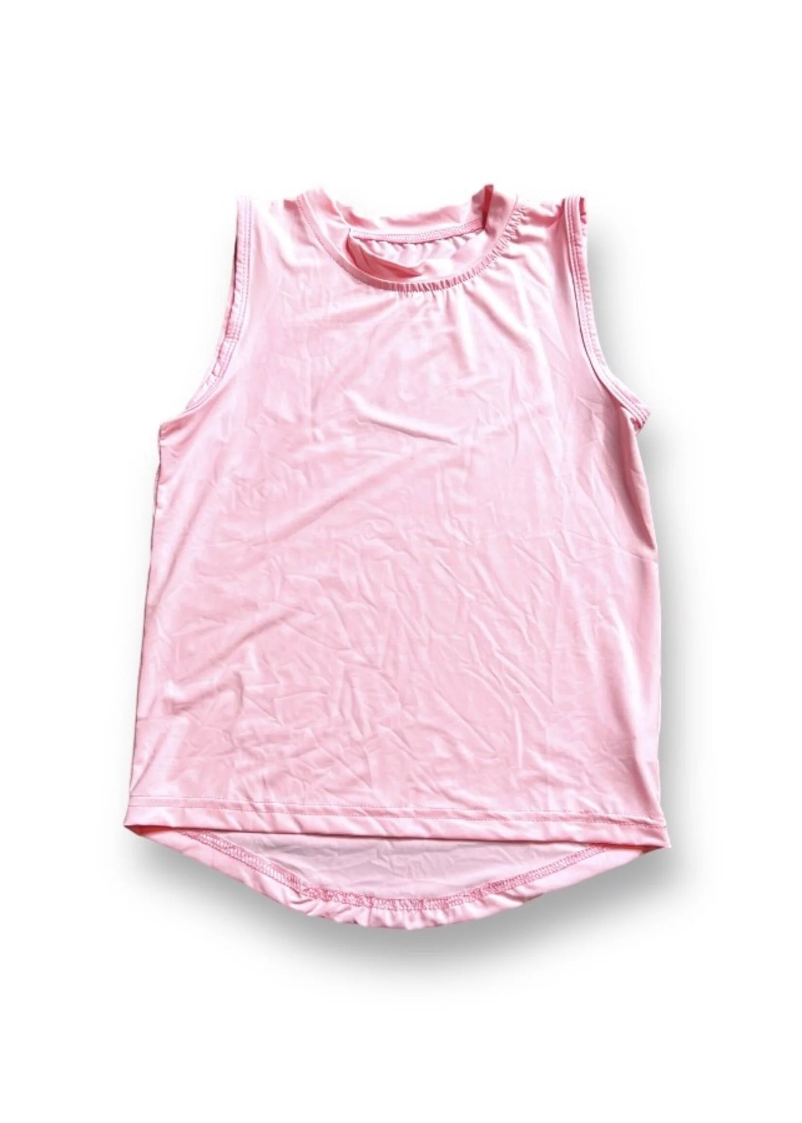 Belle Cher High Low Tank - Light Pink
