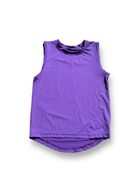 Belle Cher High Low Tank - Purple
