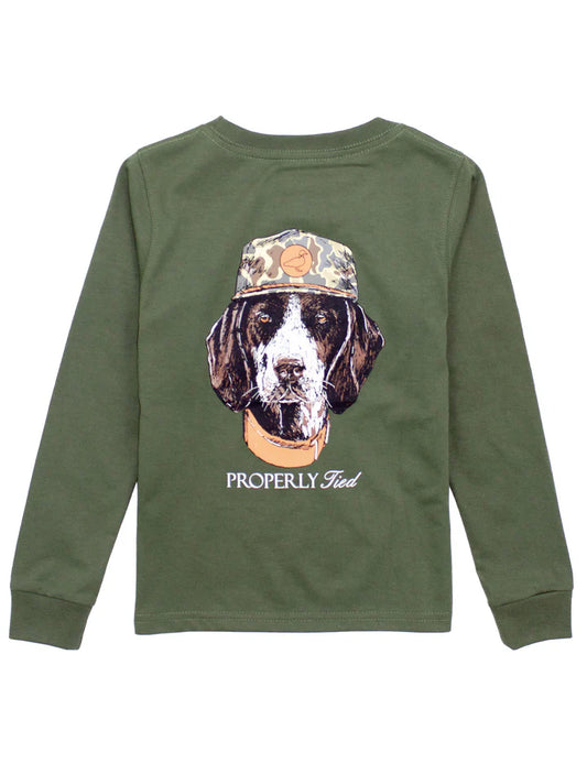 Properly Tied Man's Best Friend Boys LS