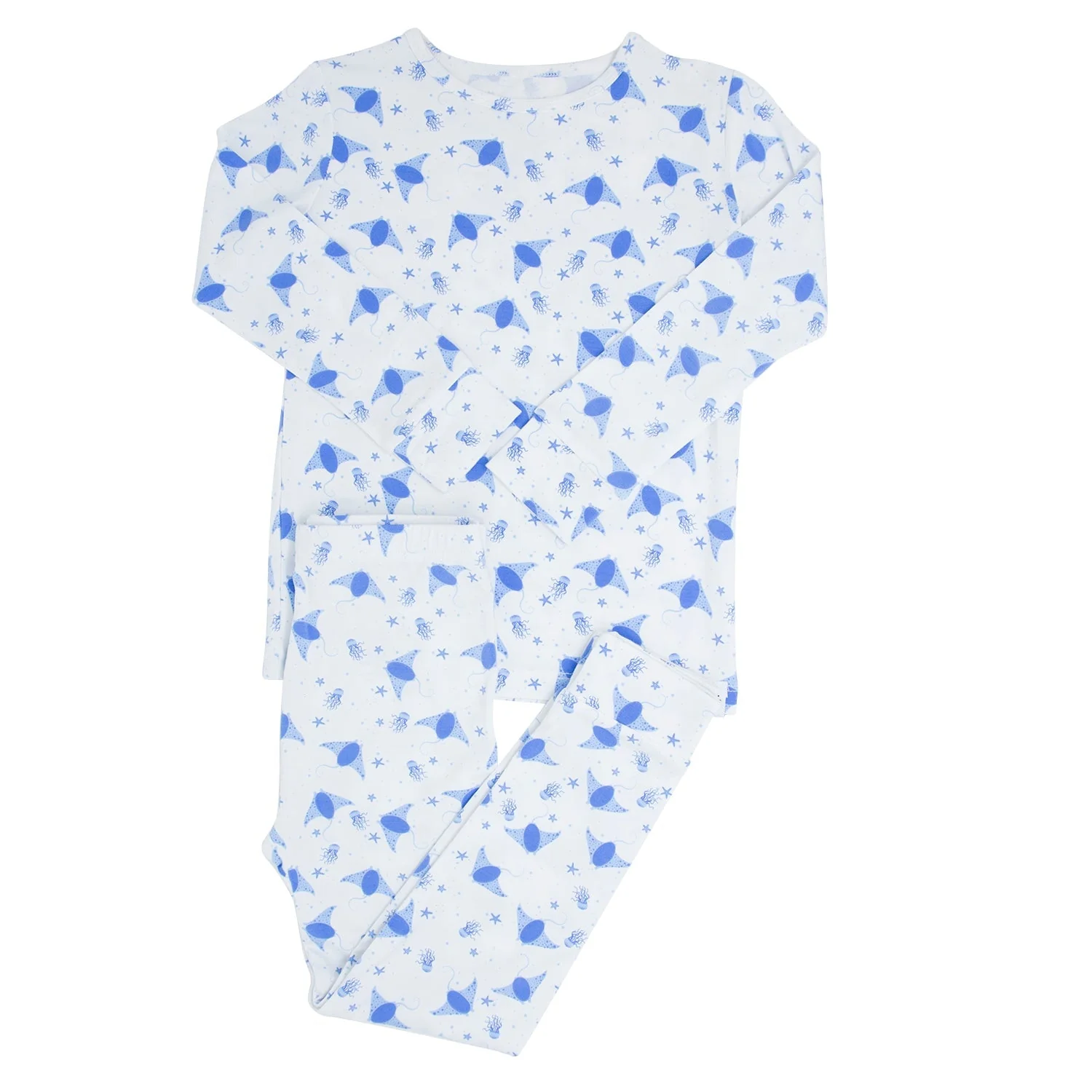 Big Kid Pajamas - Stingray Blue