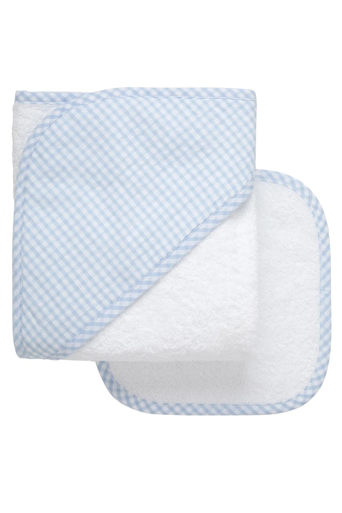 3 Marthas Baby Hooded Towel & Washcloth Set, Blue