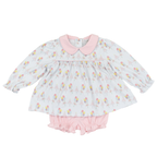 Birthday Girl Bubble Short Set