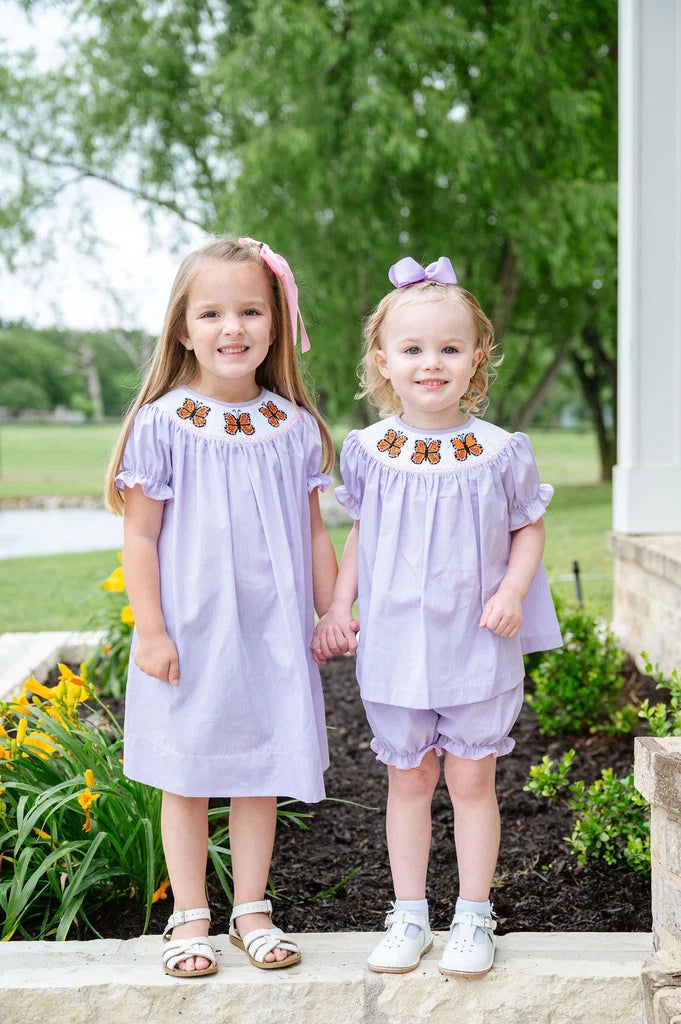 Ruth & Ralph Butterfly Smocked Helen Dress