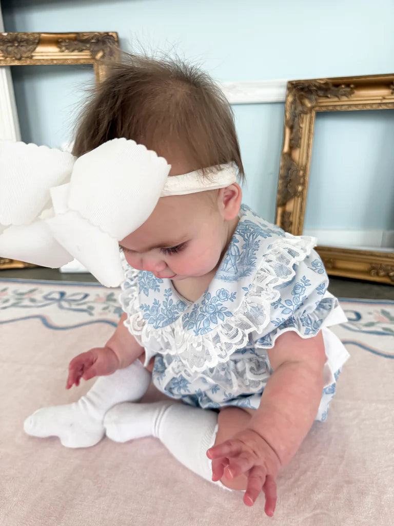 Frillies Harriett Faye Blue Toile Bubble