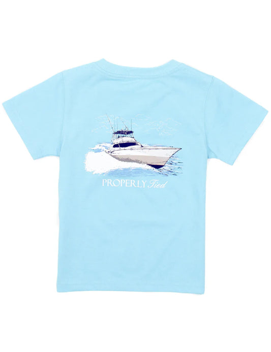 Properly Tied SS Boys Deep Sea Aqua