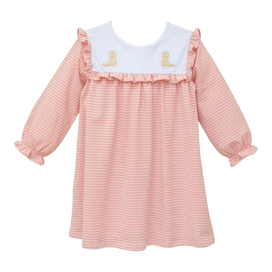 Boots Embroidery Dress