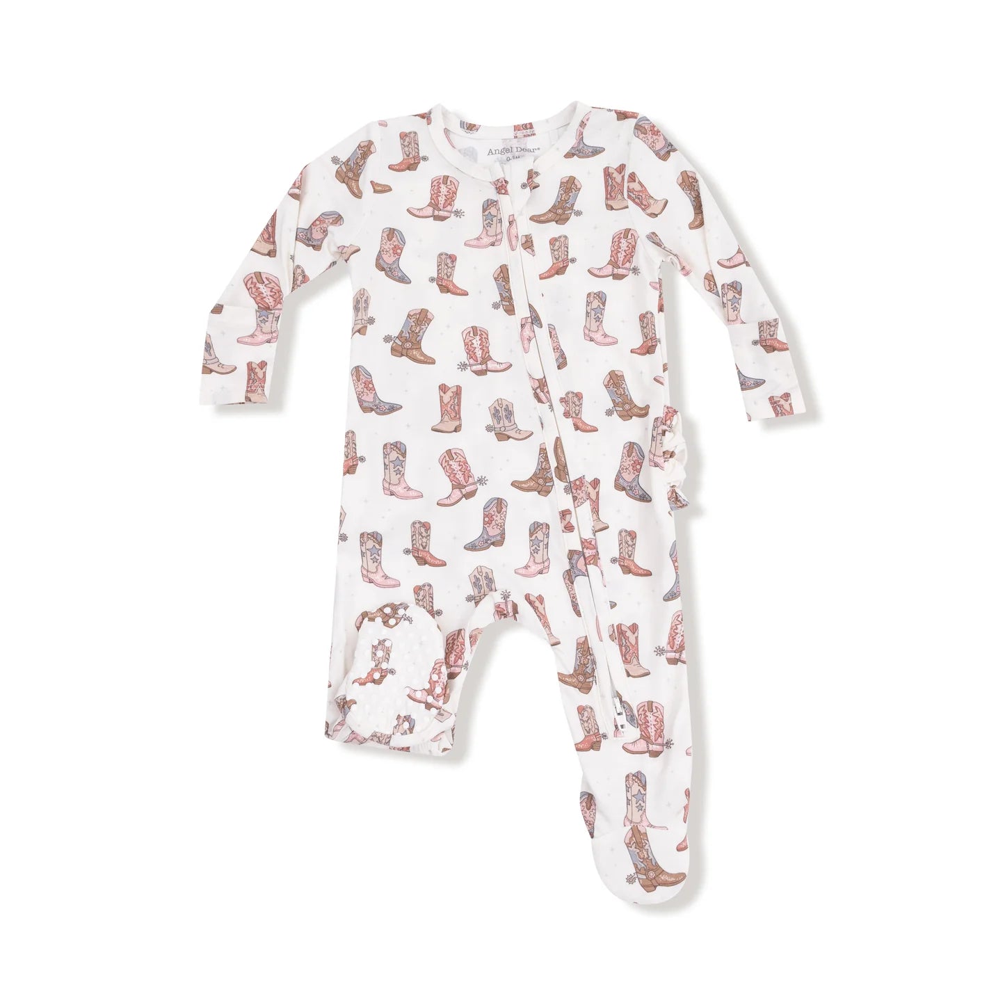 Future Cowgirl Ruffle Back Footie