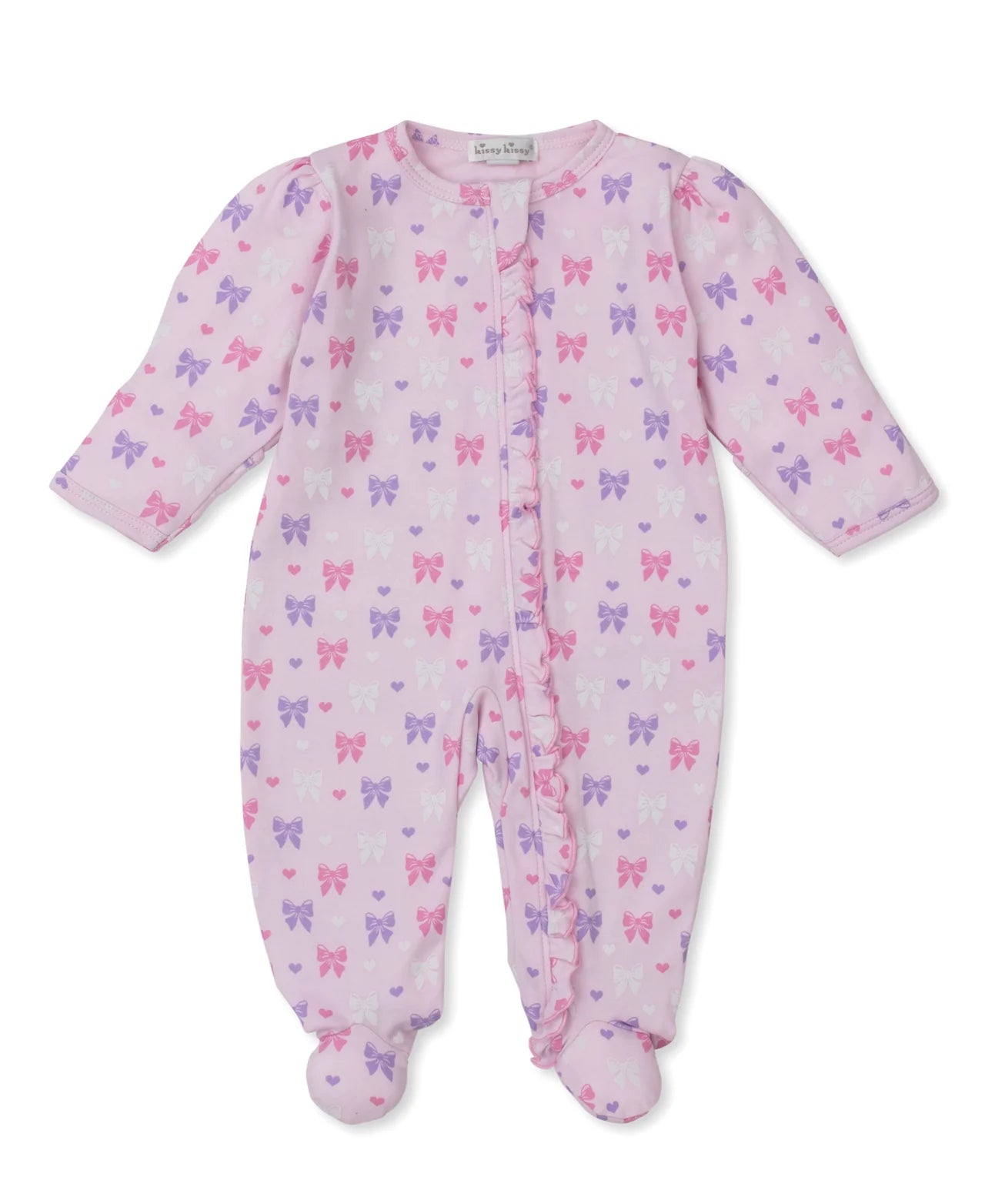 Kissy Kissy Billowy Bows Footie