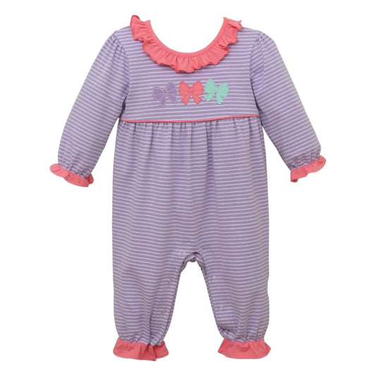 Bows Embroidery Romper