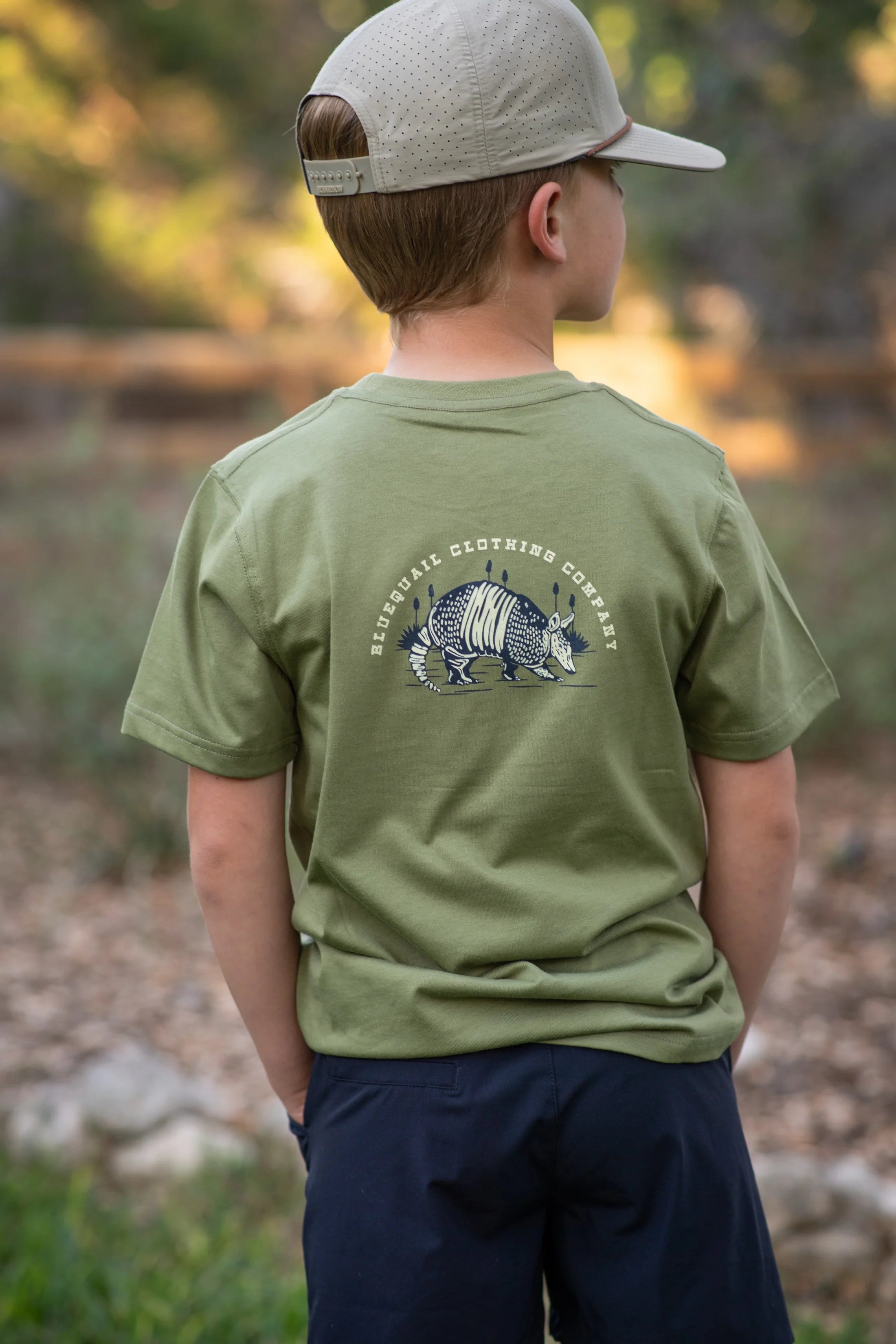 Blue Quail Armadillo Cotton Graphic Tee SS