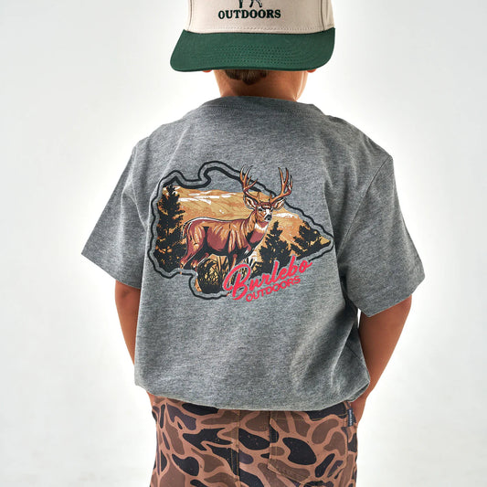 Burlebo Youth SS Tee - Hill Country Buck