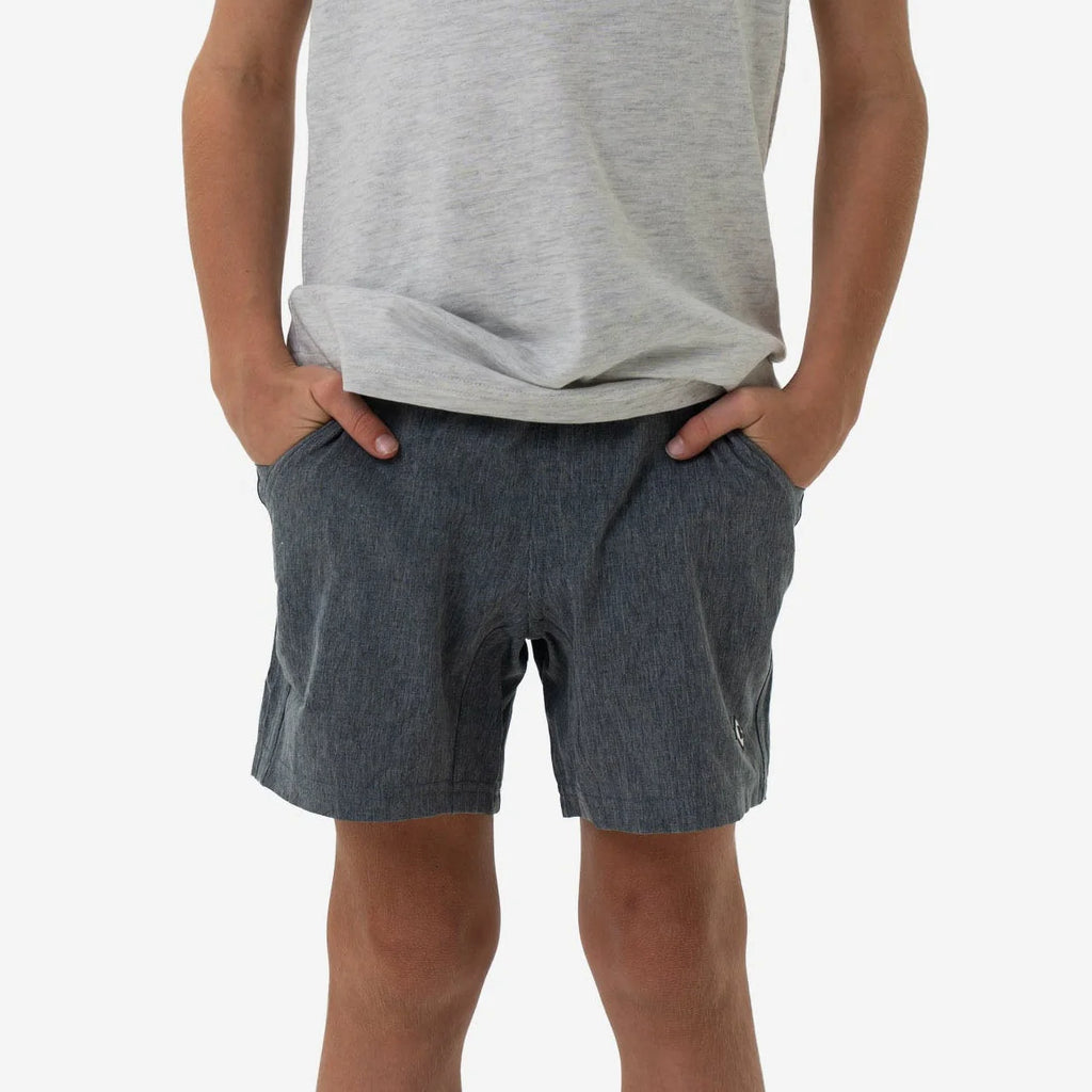 Burlebo Youth Athletic Short Grizzy Gray/Deer Camo Liner