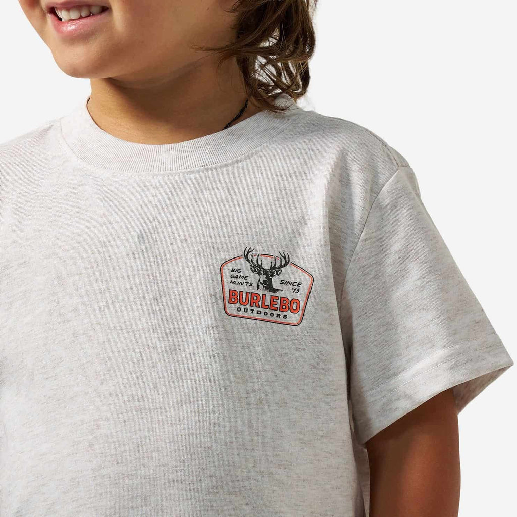 Burlebo Youth SS Tee Big Game Hunt Oatmeal