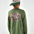 Burlebo Youth LS Tee- Ducks Flying In