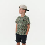 Burlebo Youth Retro Duck Camo Tee