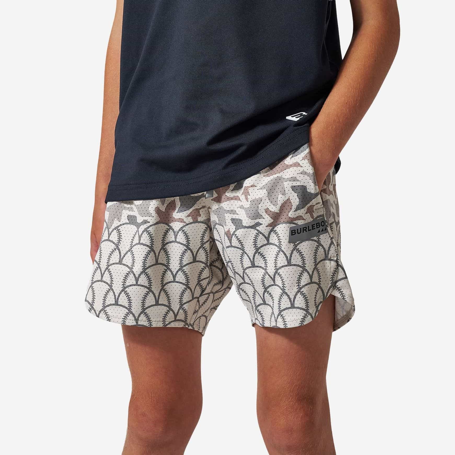 Burlebo Mesh Shorts-Fowl Ball-Classic Deer Camo