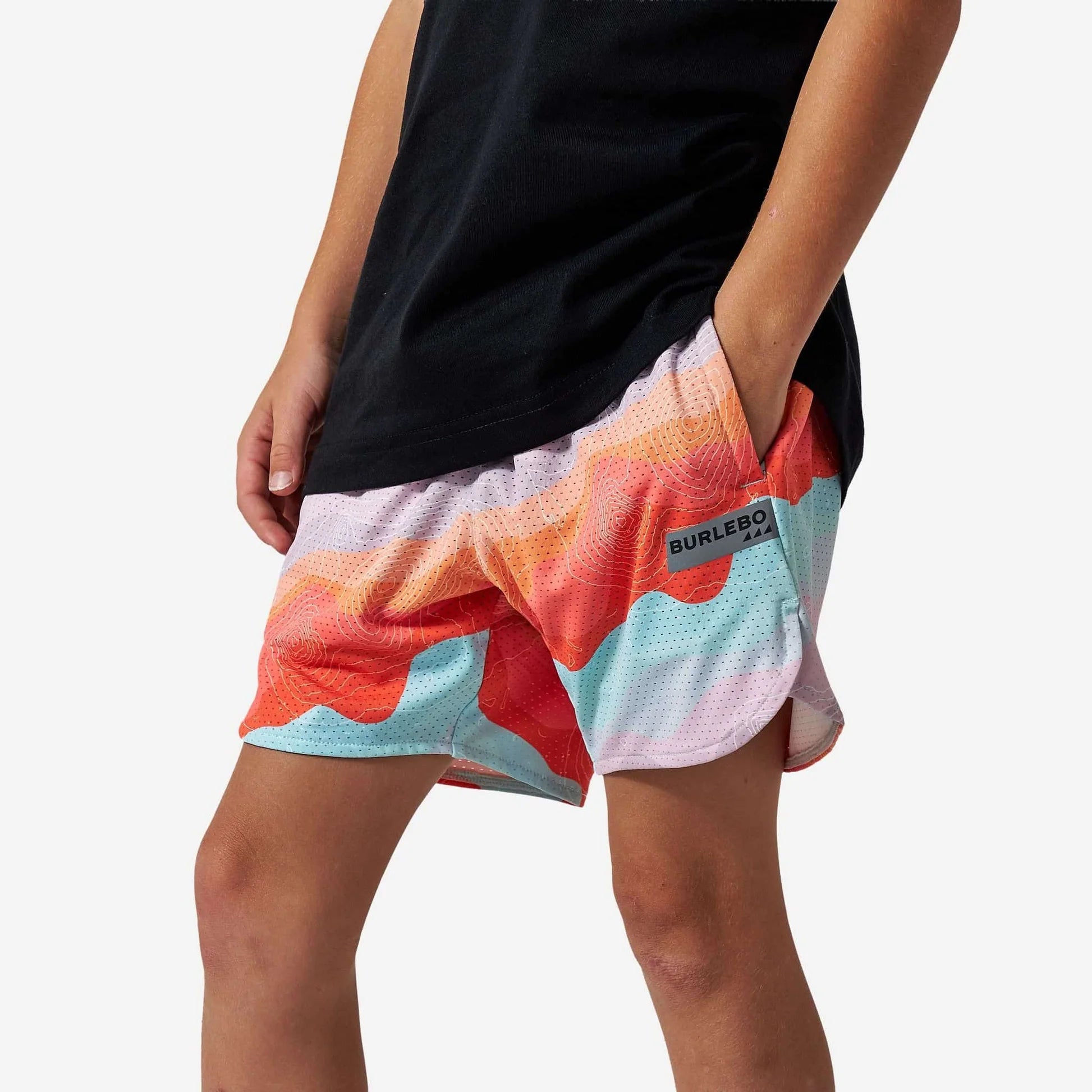 Burlebo Mesh Shorts-Sedono Topo