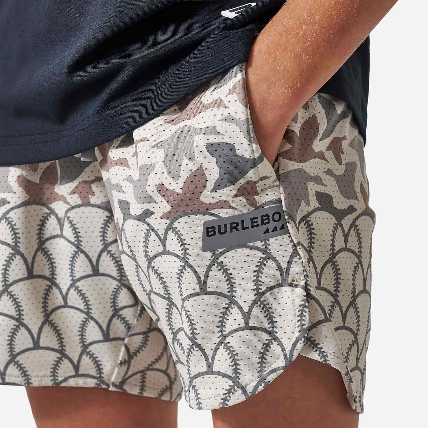 Burlebo Mesh Shorts-Fowl Ball-Classic Deer Camo