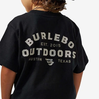 Burlebo Youth SS Tee-BURLEBO Outdoors logo
