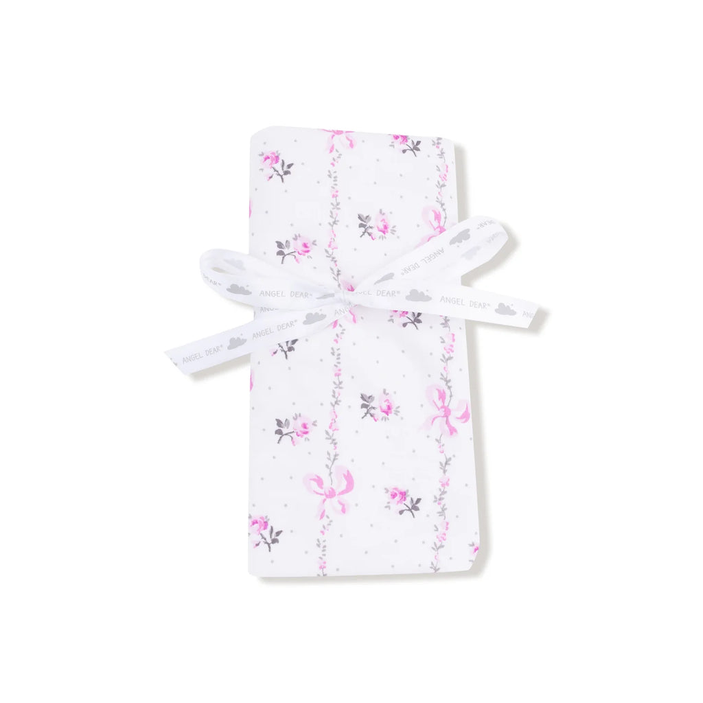 Angel Dear Ruffle Burp Cloth - Dainty Buds