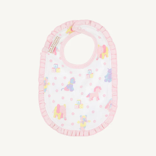 TBBC Burp Me Bib Cuddle Up Cutie Pink
