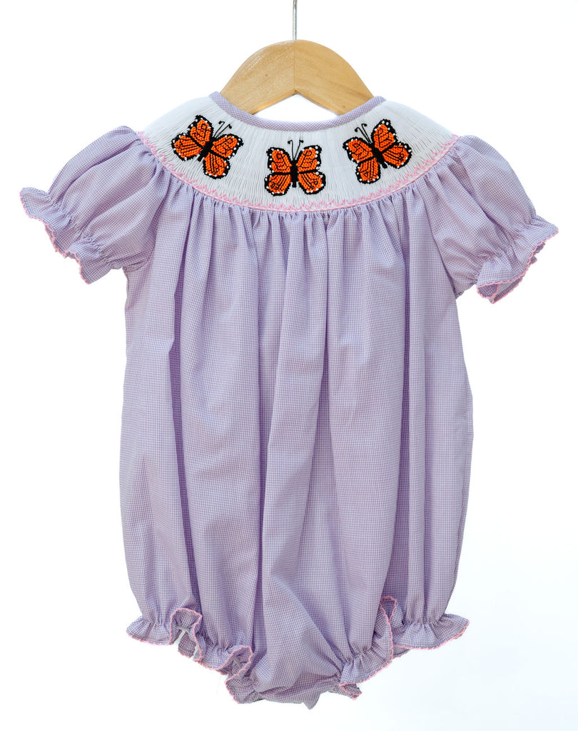 Ruth & Ralph Butterfly Smocked Annabelle Bloomer Set