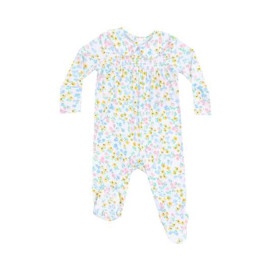 Angel Dear Smocked Peter Pan Footie Caroline's Calico