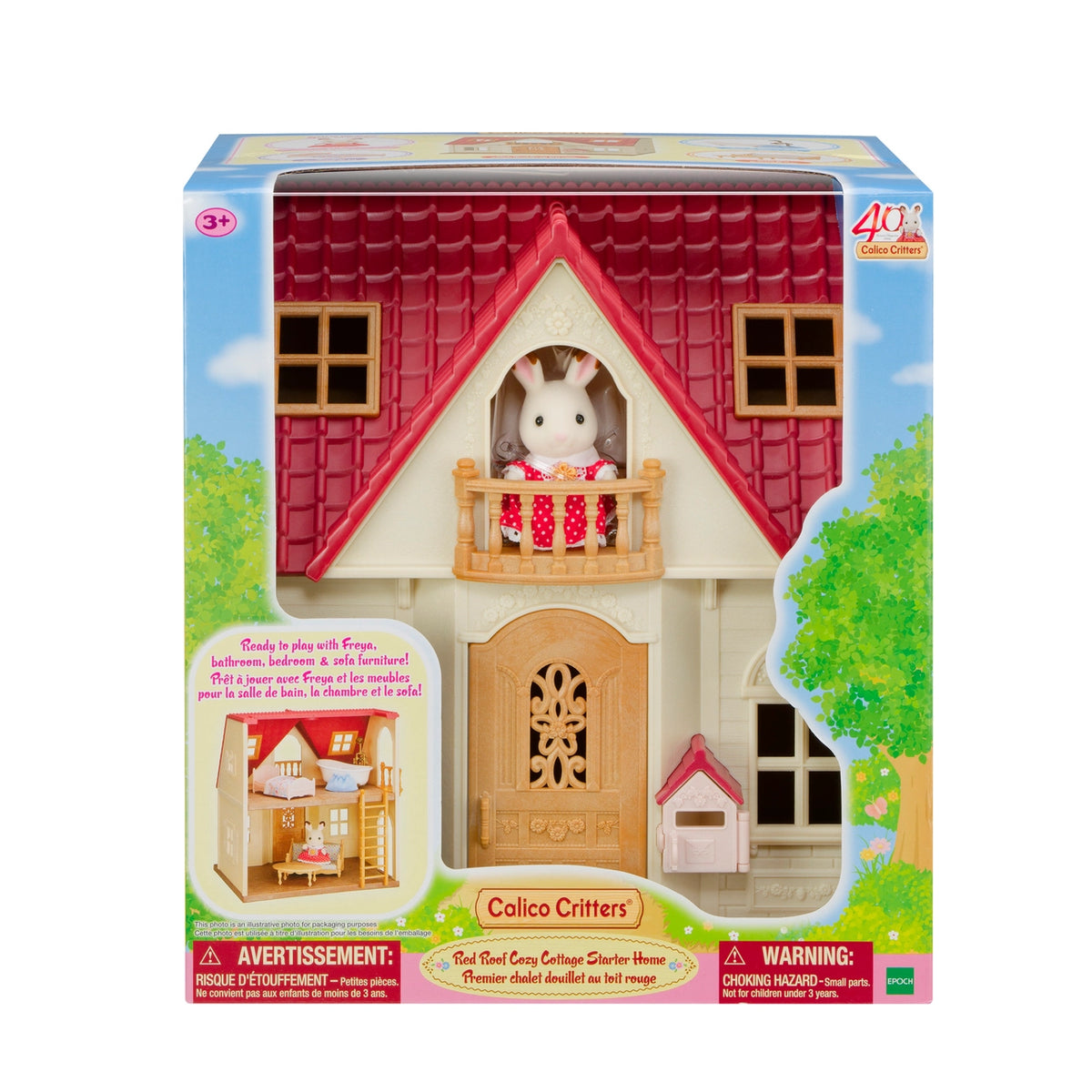 Calico Critters Red Roof Cozy Cottage