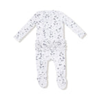 Caroline's Calico Ruffle Back Footie