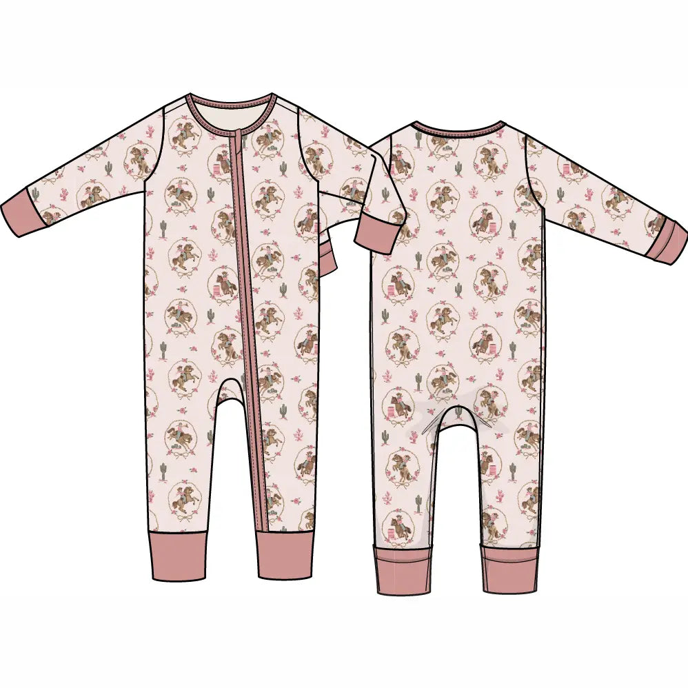 Angel Dear Convertible Romper Cowgirl Cameos